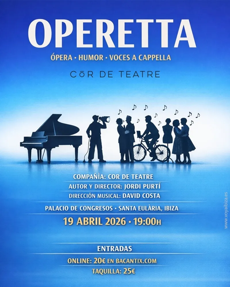 Operetta en Santa Eulalia 2026, Ibiza (Eivissa): Teatro y Ópera