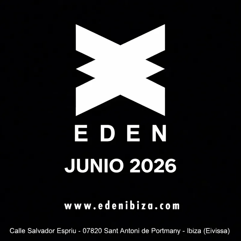 Eden Ibiza: Fiestas Junio 2026