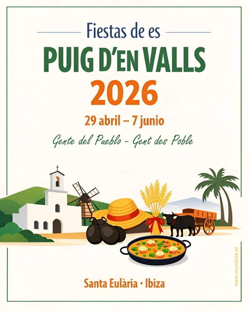 Fiestas de Puig d'en Valls 2026 (Santa Eulalia del Río), Ibiza - Festes de Puig d'en Valls 2026 (Santa Eulària des Riu), Eivissa