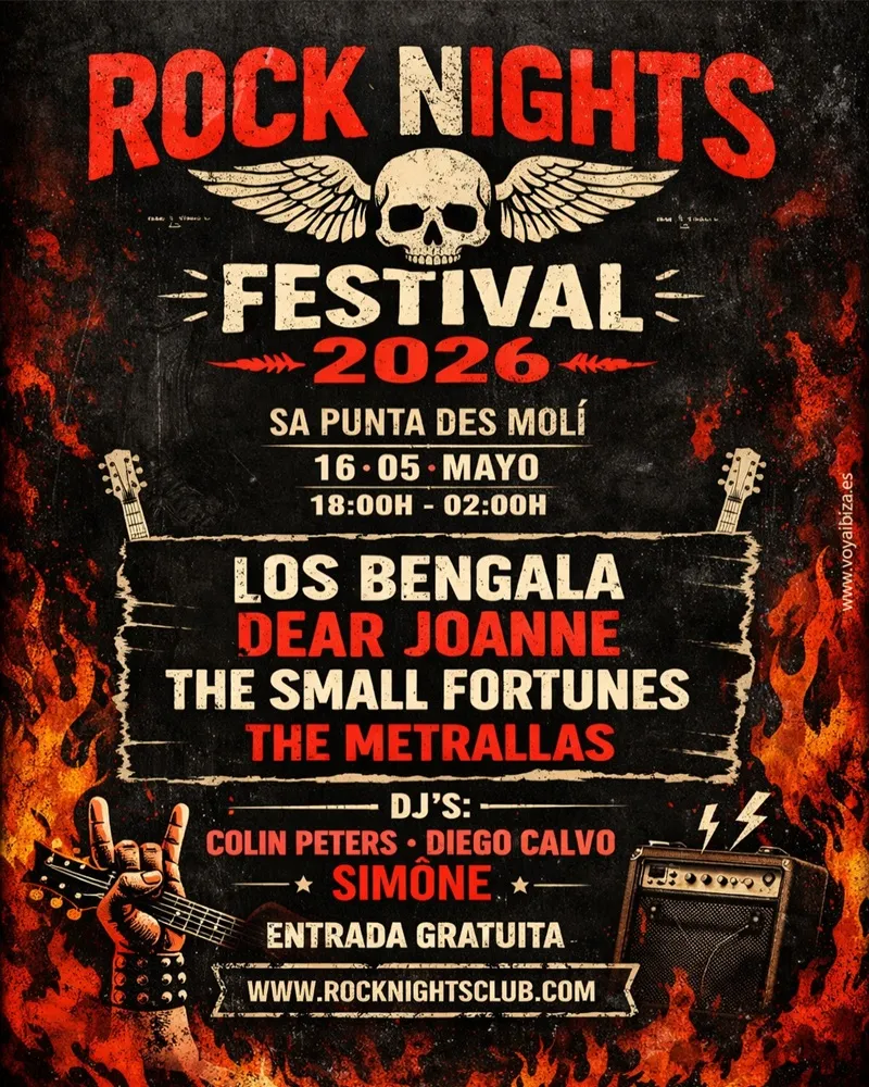 Rock Nights Festival 2026 en San Antonio, Ibiza