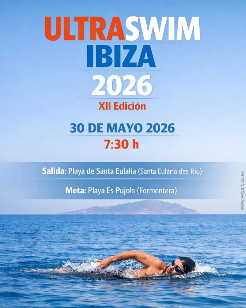 Ultraswim Ibiza 2026: Santa Eulalia del Río – Formentera. XII Edición