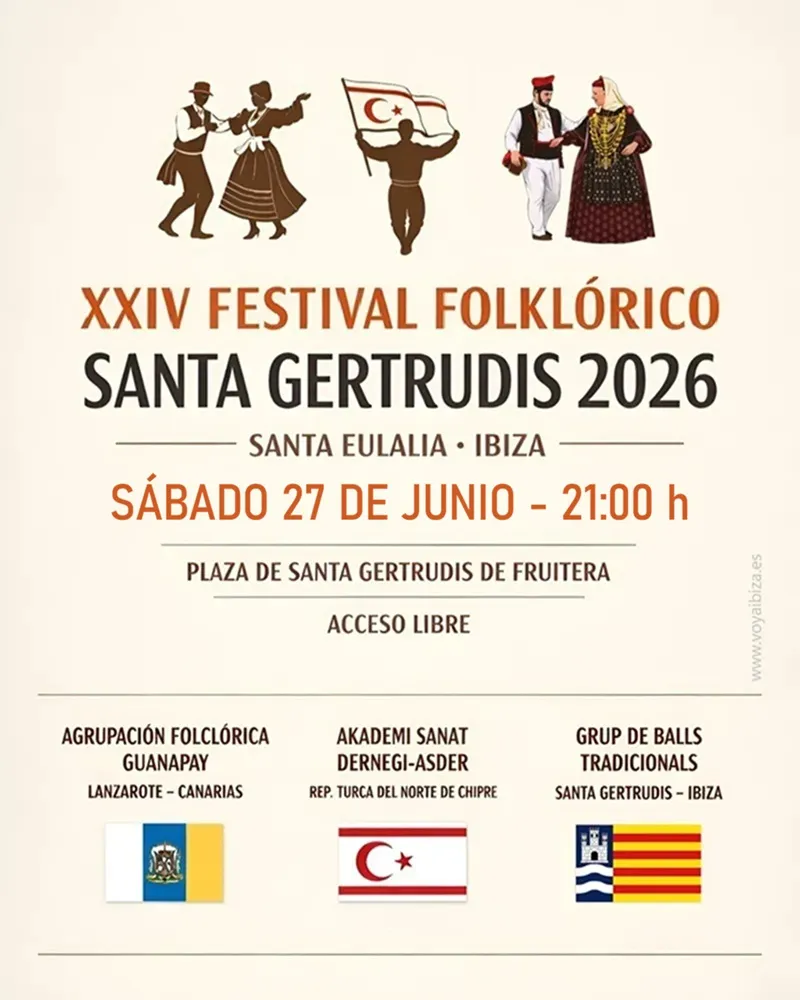 XXIV Festival Folclórico Santa Gertrudis 2026 (Santa Eulalia) Ibiza