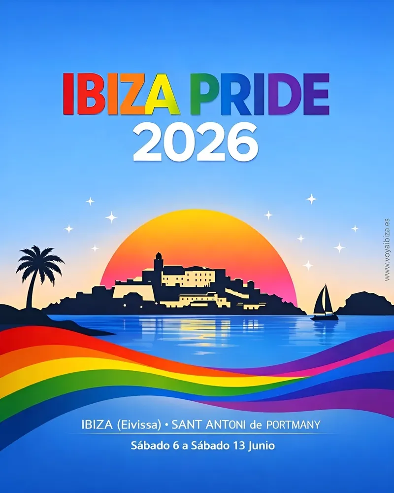 Ibiza Pride 2026, XII Edición en Ibiza ciudad y San Antonio
