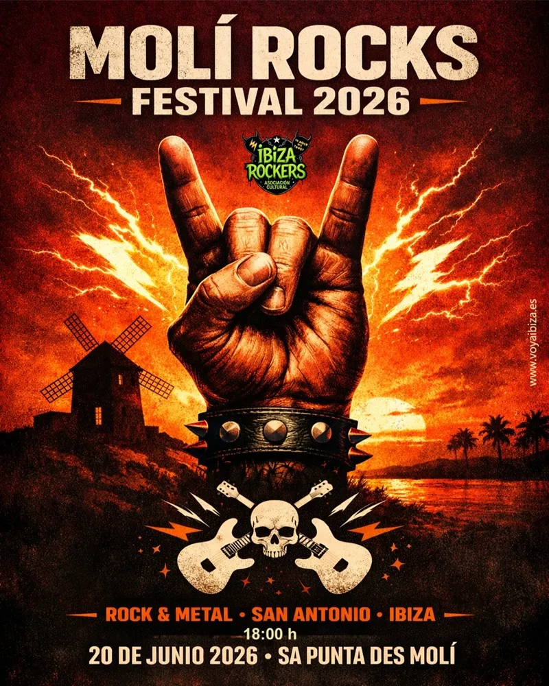 Molí Rocks Festival Ibiza 2026 en San Antonio – 4ª Edición