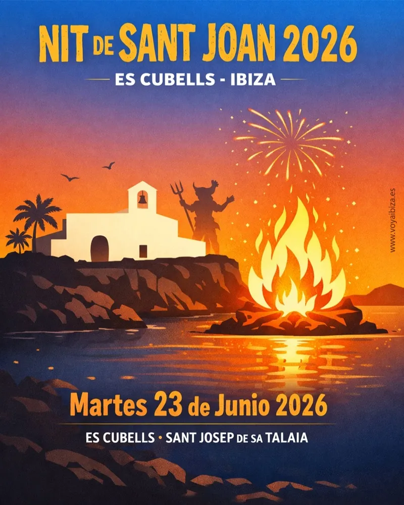 Noche de San Juan (Nit de Sant Joan) Es Cubells (Sant Josep), Ibiza 2026