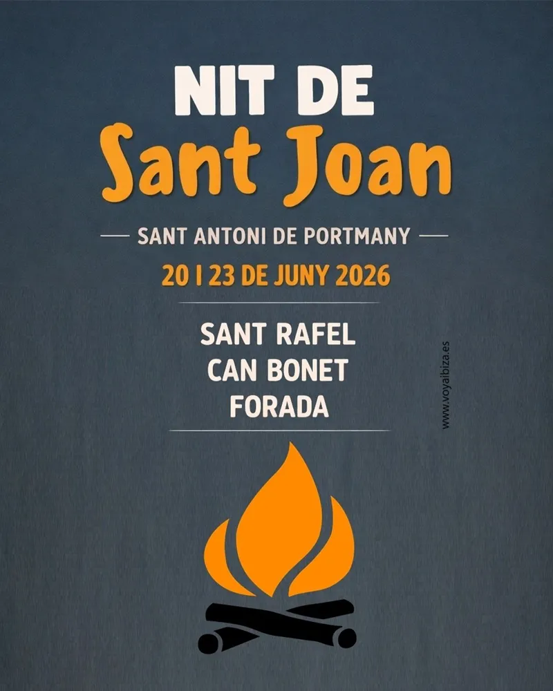 Noche de San Juan (Nit de Sant Joan) San Antonio 2026