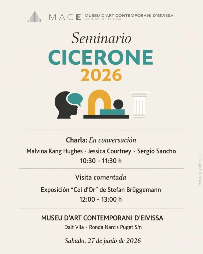 Seminario Cicerone 2026 en el Museo de Arte Contemporáneo de Ibiza (MACE) de Ibiza