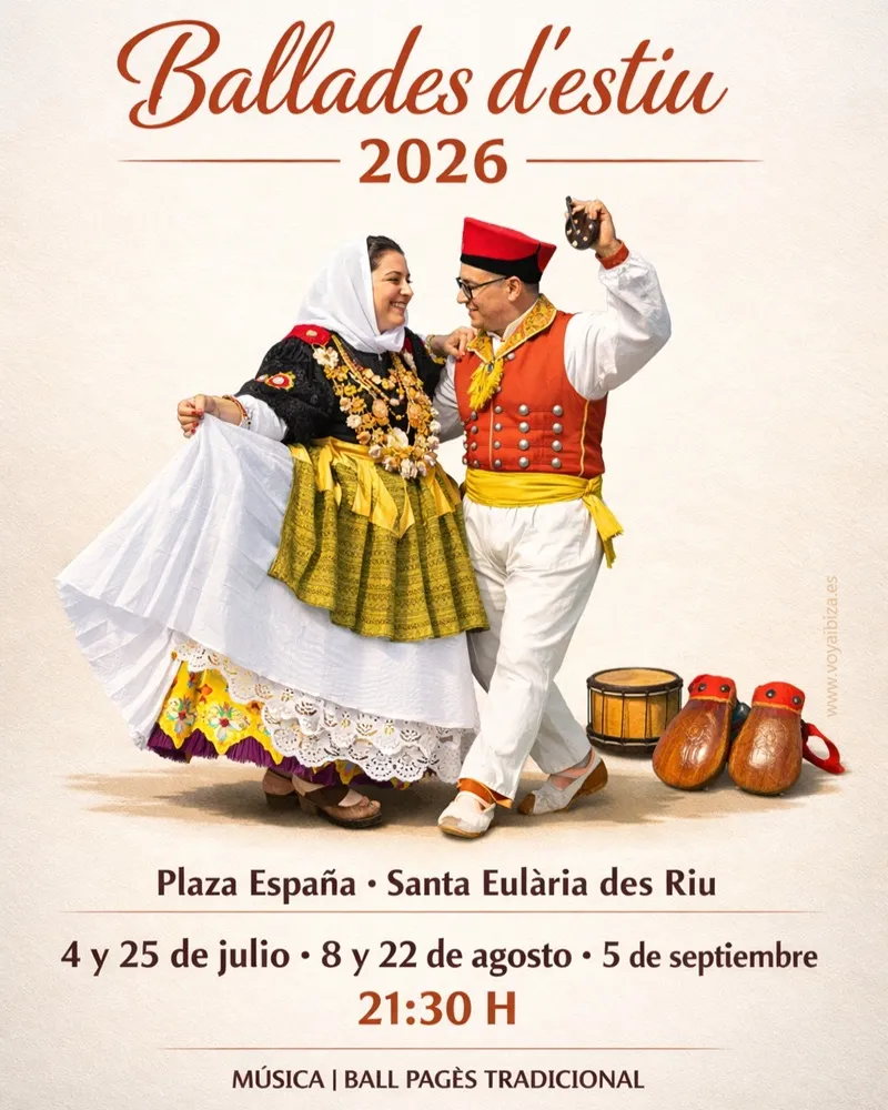 Ballades d'estiu 2026 en Santa Eulalia del Río, Ibiza