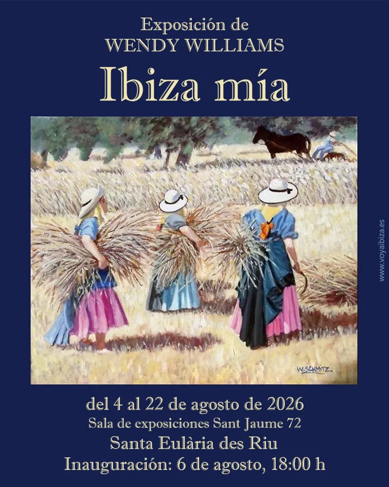 Exposición de Wendy Williams en Santa Eulalia 2026 (Sala Sant Jaume 72), Ibiza