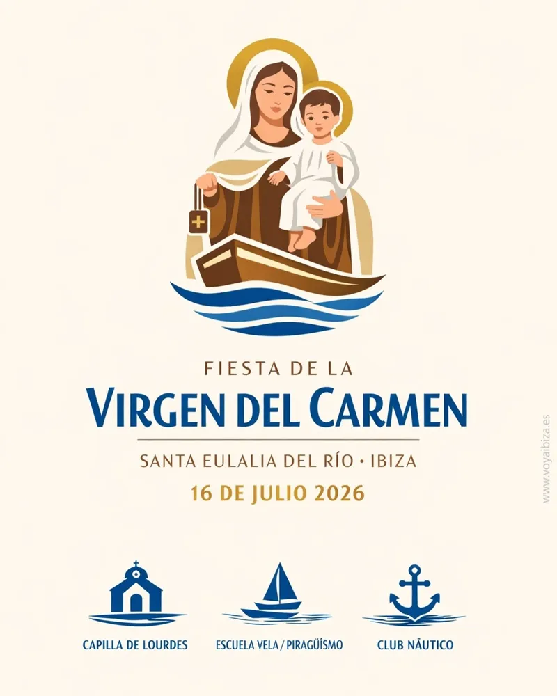 Fiesta del Carmen 2026 en Santa Eulalia del Río (Festa del Carme)