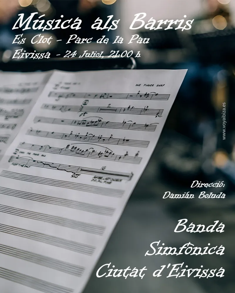 Concierto 'Música als Barris' 2026 – Banda Simfònica Ciutat d’Eivissa