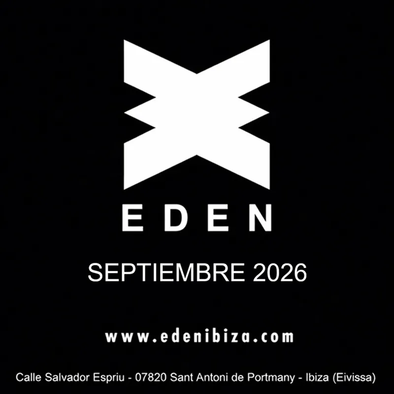 Eden Ibiza: Fiestas Septiembre 2026