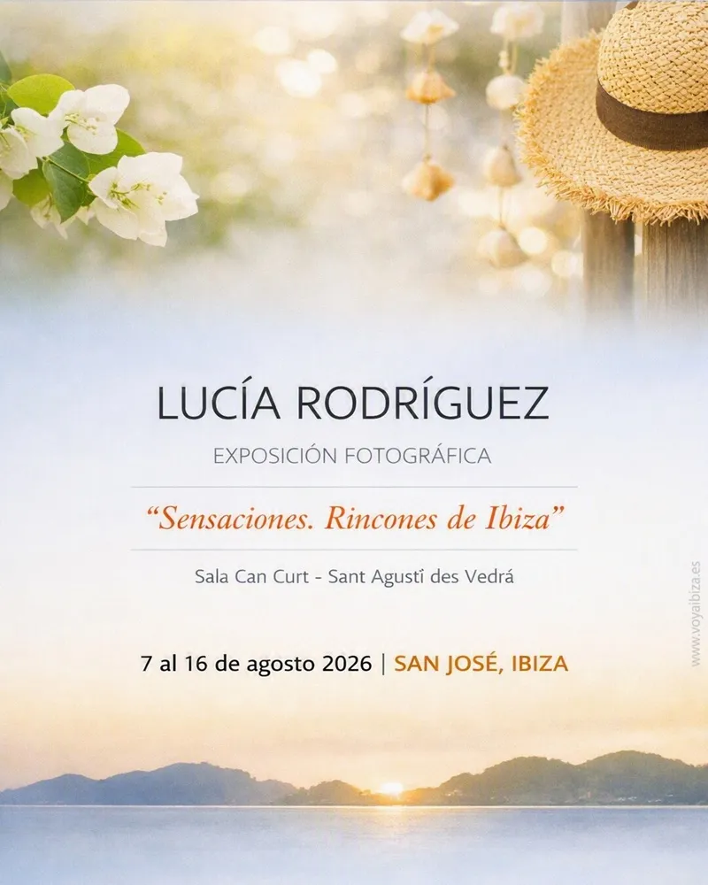 Exposición fotográfica “Sensaciones. Rincones de Ibiza” de Lucía Rodríguaz en San José, Ibiza