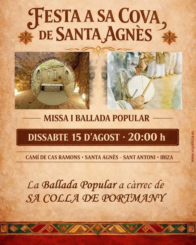 Fiesta en la Cueva de Santa Inés 2026 (San Antonio), Ibiza