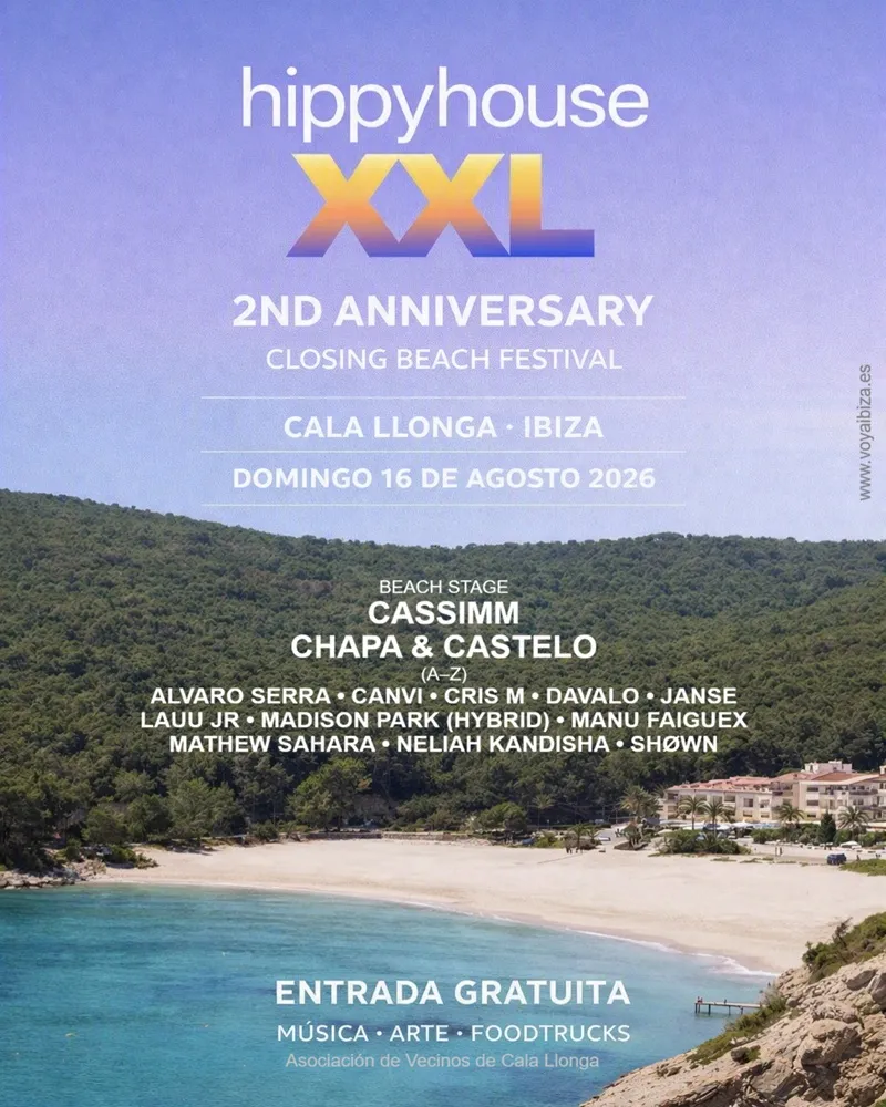 Hippy House Beach Party 2026 en Cala Llonga (Santa Eulalia del Río), Ibiza