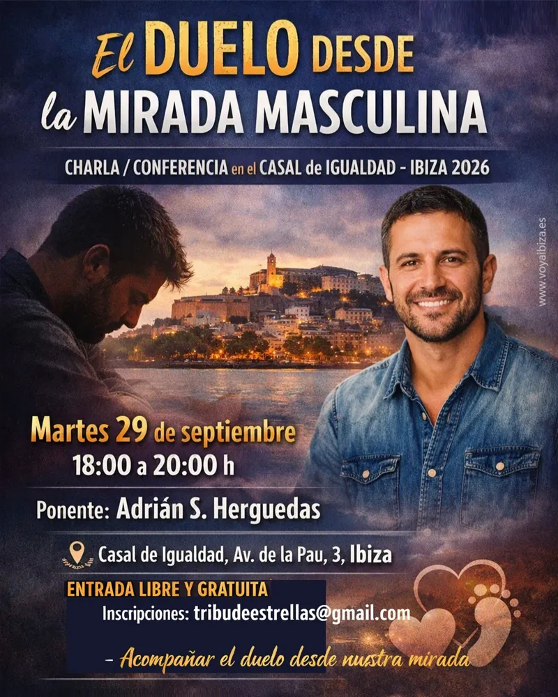 Charla: El duelo desde la mirada masculina - Ibiza 2026