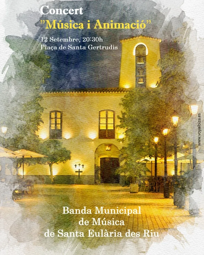 Concierto Banda Municipal de Santa Eulària en Santa Gertrudis 2026