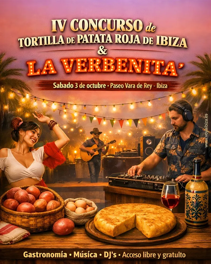 Concurso de Tortilla de Patata Roja de Ibiza 2026 y La Verbenita