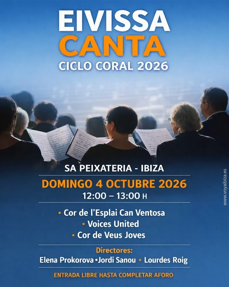 Eivissa canta - Cicle Coral 2026 en Ibiza (Sa Peixateria)
