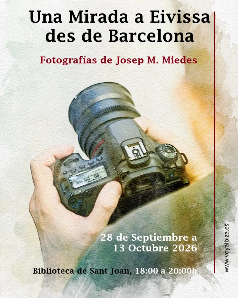 Exposición fotográfica de Josep M. Miedes en Sant Joan 2026, Ibiza