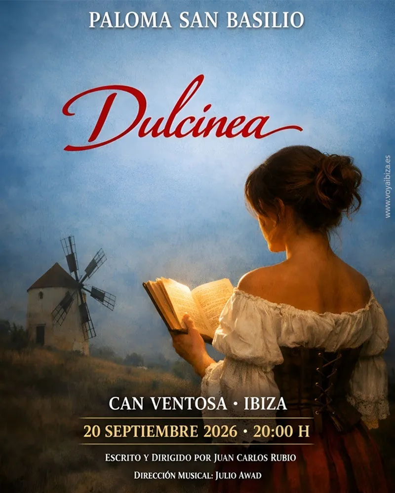 Teatro en Can Ventosa Ibiza 2026: Dulcinea con Paloma San Basilio