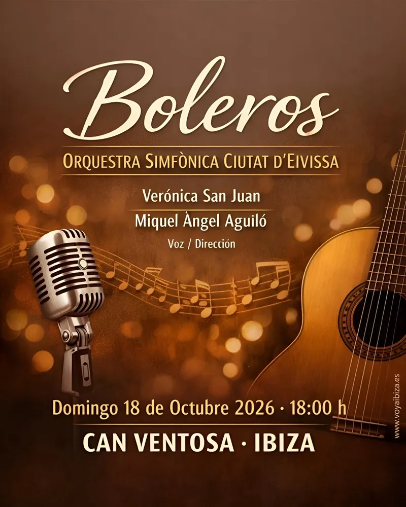 Boleros en Can Ventosa, Ibiza 2026: Orquestra Simfònica Ciutat d’Eivissa