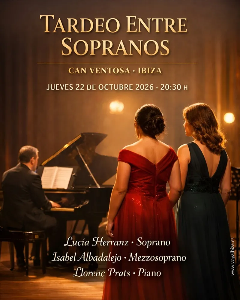 Tardeo entre sopranos, Concierto en Can Ventosa, Ibiza 2026