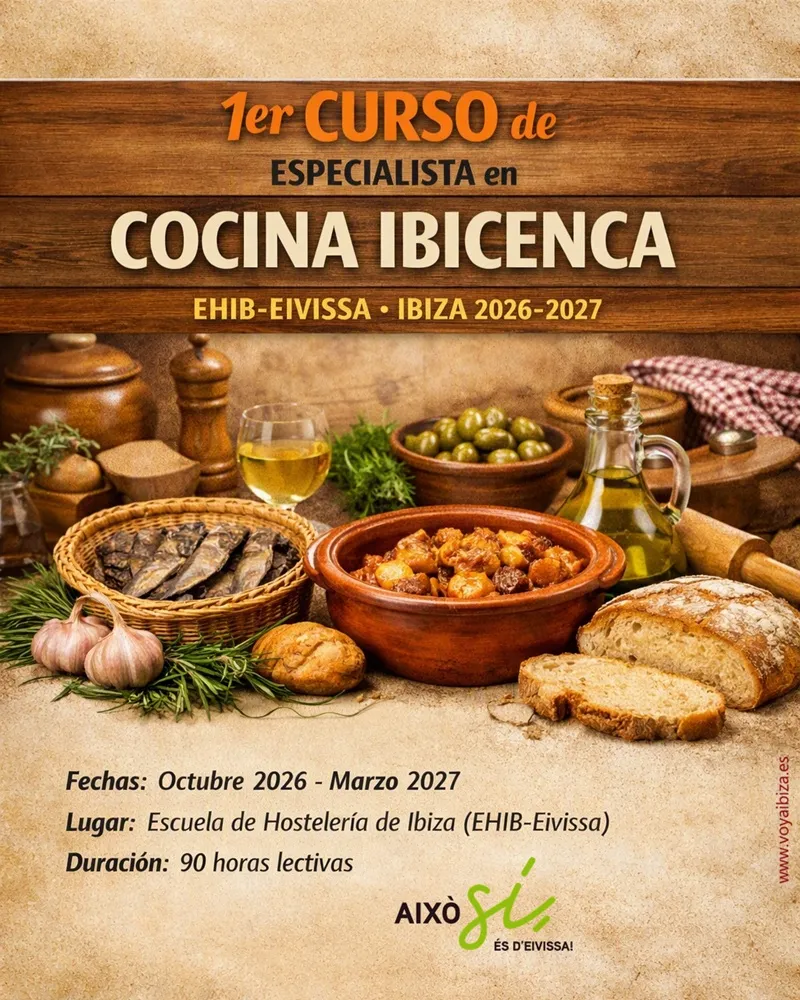 Primer Curso de Especialista en Cocina Ibicenca Ibiza 2026-2027 - EHIB Eivissa