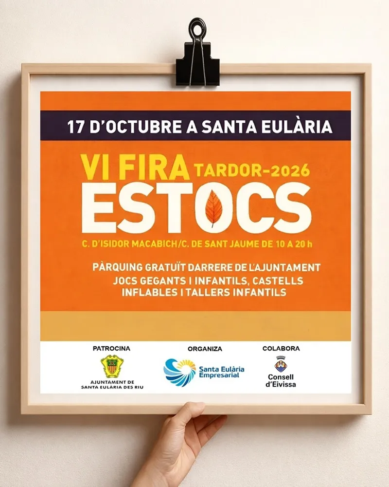 Feria de stocks Otoño 2026 en Santa Eulalia, Ibiza
