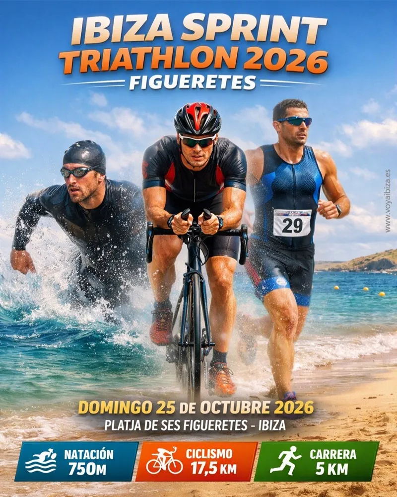 Ibiza Sprint Triathlon 2026, III Edición en Ses Figueretes