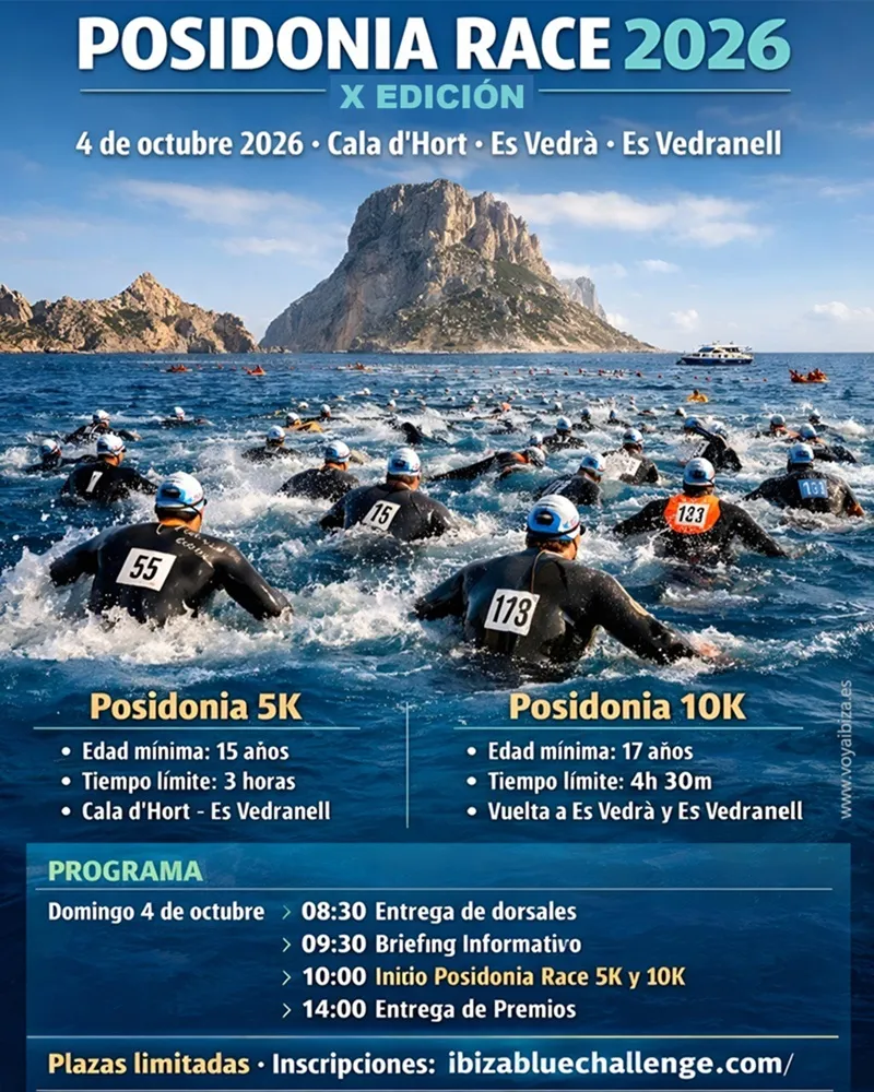 Posidonia Race 2026 Ibiza, Cala d’Hort, Es Vedrà, Es Vedranell (Sant Josep)