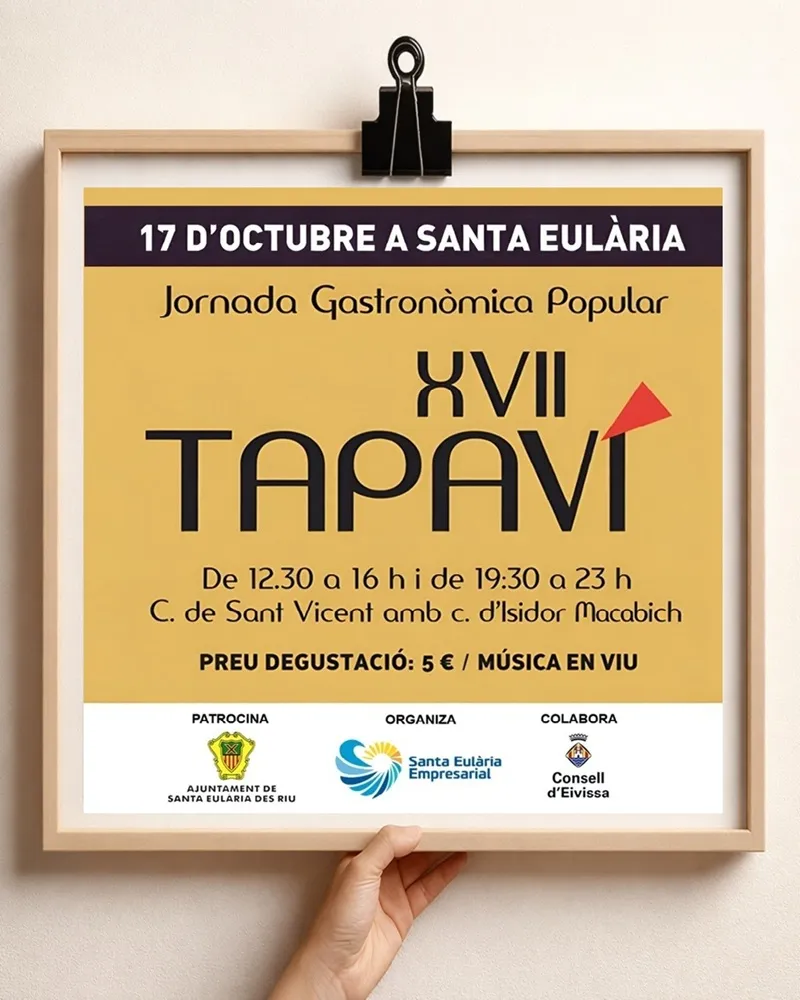 Tapaví 2026: Feria de tapas en Santa Eulalia, Ibiza