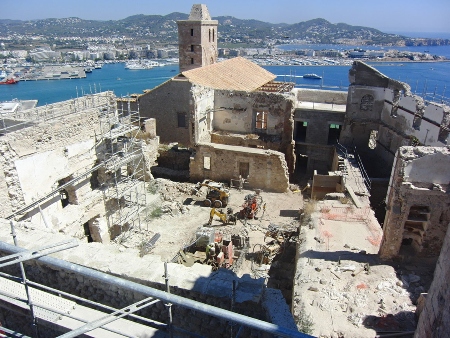 Obras para el Parador Nacional de Turismo de Ibiza