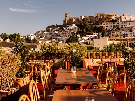 Terraza del Gran Hotel Montesol Ibiza
