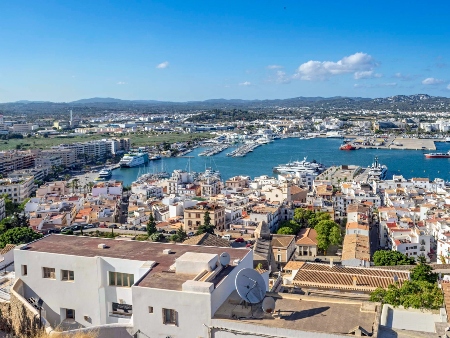 Puerto de Ibiza: Vista desde Dalt Vila