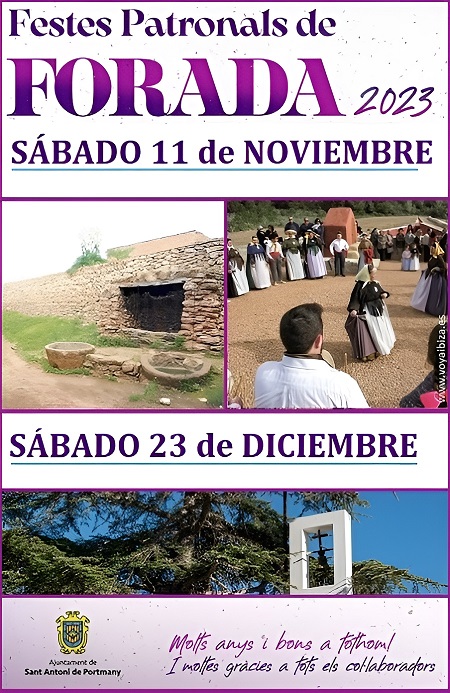 Fiestas Patronales Forada 2023, Sant Antoni (Ibiza)