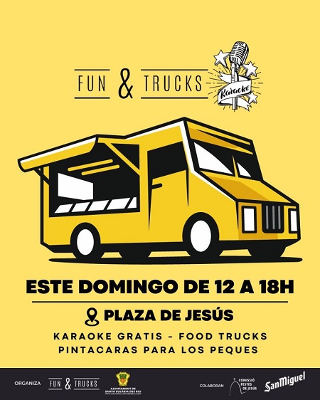 FUN & TRUCKS KARAOKE 2023 en Plaza de Jesús, Santa Eulalia del Río, Ibiza (Eivissa)