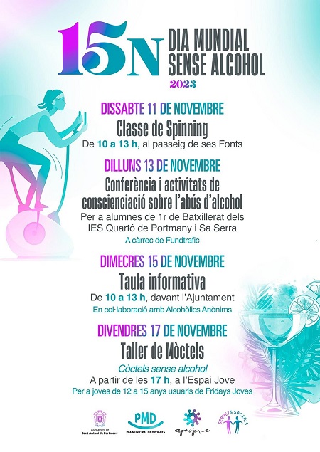 15N, Día Mundial Sin Alcohol 2023, Sant Antoni, Ibiza