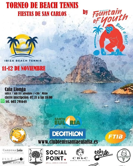 TORNEO DE TENIS PLAYA 2023 CALA LLONGA: Torneo de Beach Tennis en Playa de Cala Llonga, Santa Eulalia, Ibiza (Eivissa)