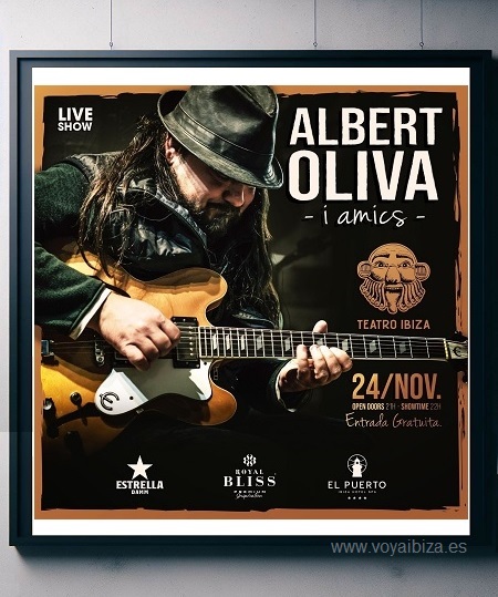 ALBERT OLIVA i AMICS: Show en vivo en el Teatro Ibiza. Hotel El Puerto, Ibiza