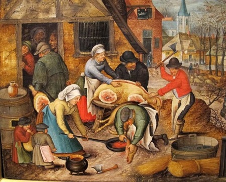 La Matanza del cerdo en la Edad Media