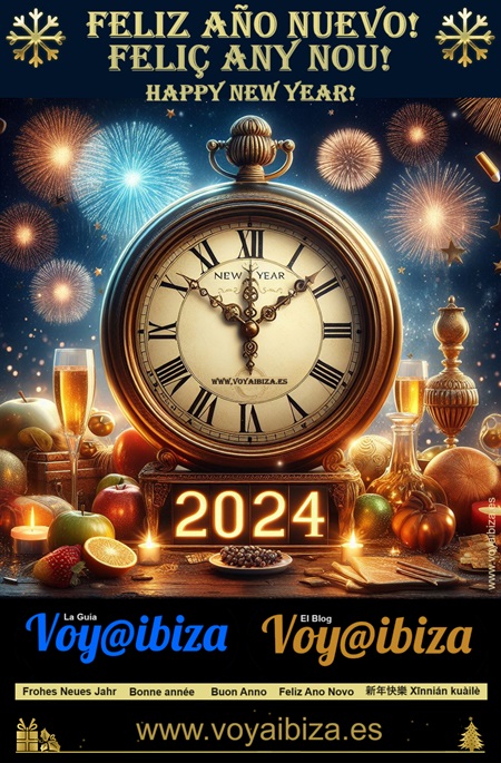 Feliz Año Nuevo 2024 Ibiza - Eivissa Bon Any Nou