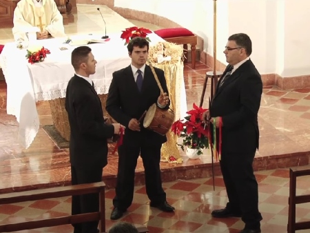 Caramelles Ibiza (Eivissa): En la Iglesia
