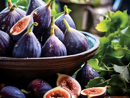 Higueras e Higos en Ibiza Figueres i Figues a Eivissa: Bol de higos frescos