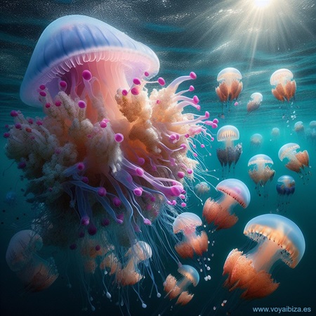 Medusas en Ibiza. Borns (Borms) a Eivissa