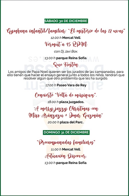 Festes de Nadal 2023 Eivissa (Ibiza): Programa de Actividades 2