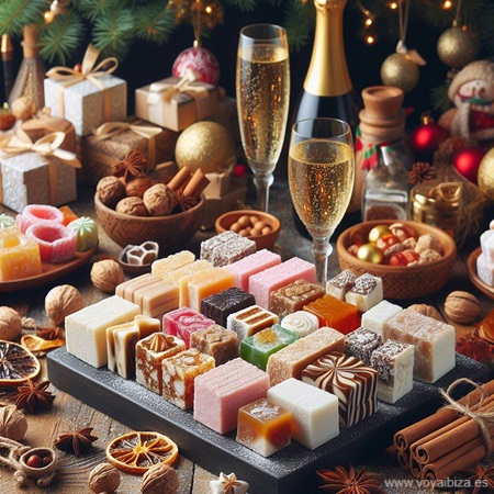 Diversos tipos de turrón actual
