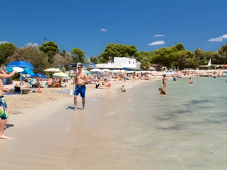 Playa de Cala Pada, Santa Eulària, Ibiza
