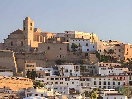 Dalt Vila, Ibiza. Zona amurallada de la ciudad