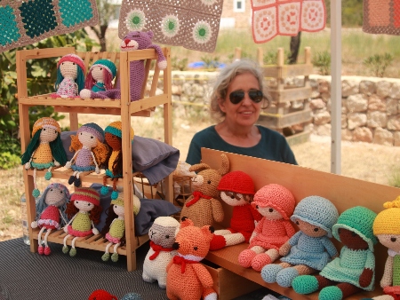 Puesto de Artesanía en el Mercadillo de Forada, Ibiza